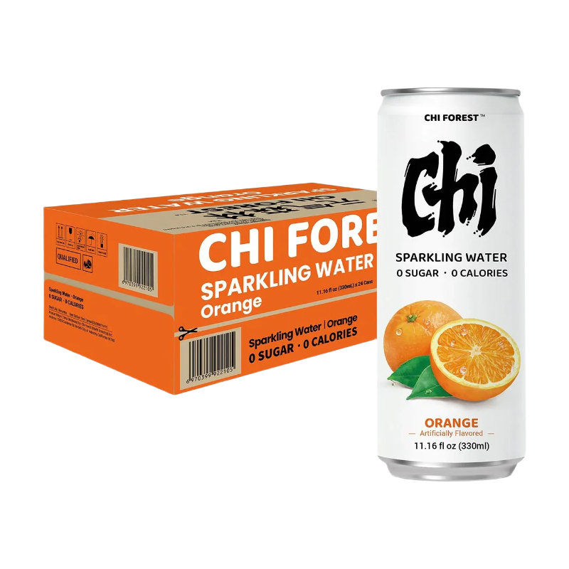 Chi Forest Eau pétillante saveur agrumes 24 x 330 ml