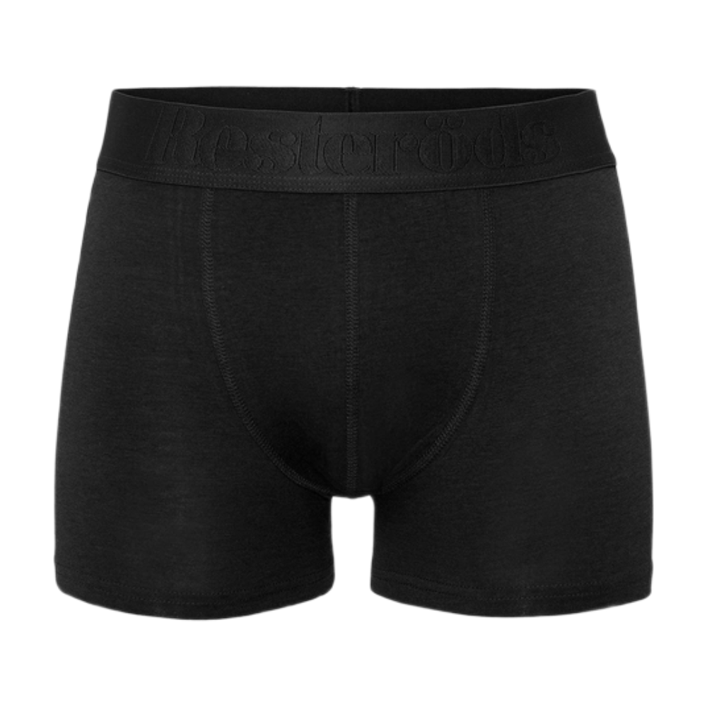 Resteröds Gunnar boxers en coton, lot de 3, noir, taille S
