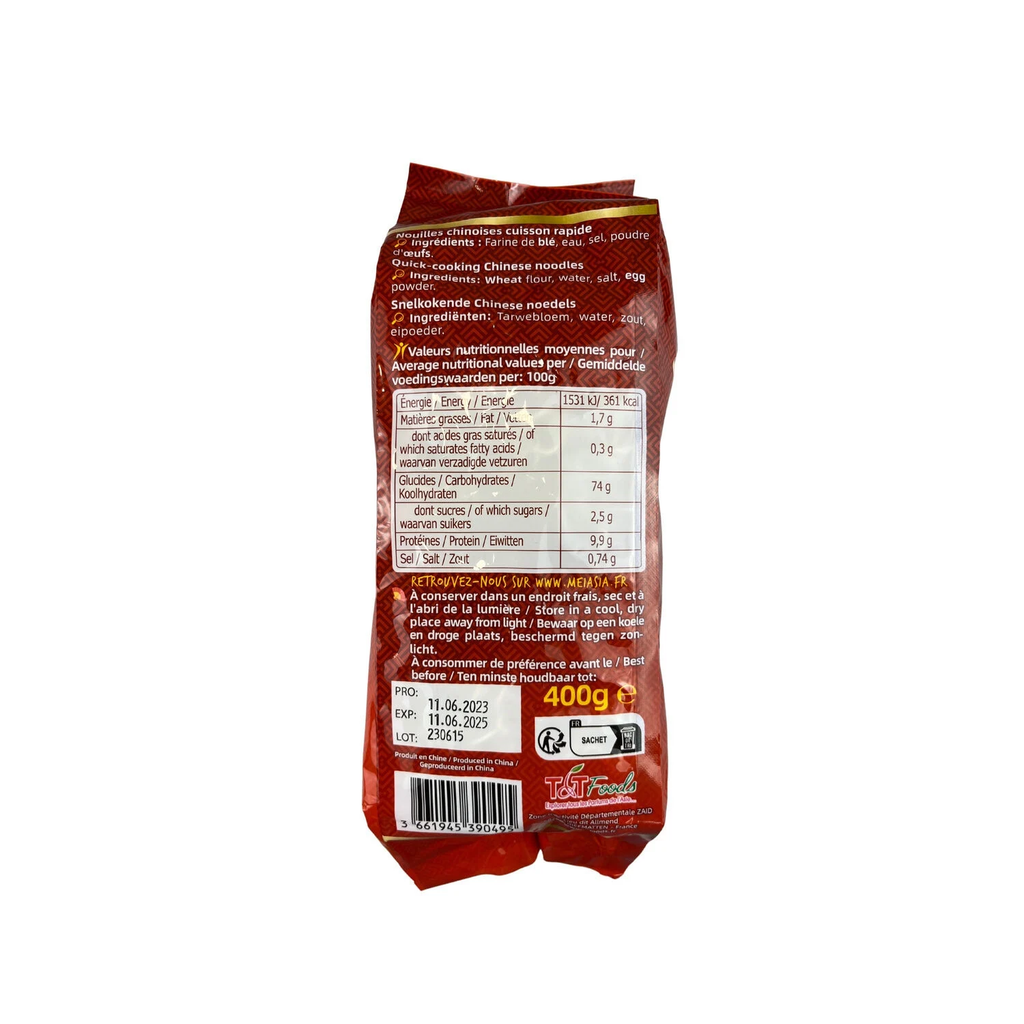 Mei Asia Nouilles chinoises cuisson rapide, 400 g