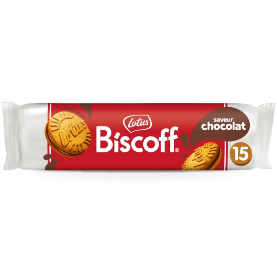LOTUS Biscoff Biscuits Fourrés Crème Goût Chocolat 150g