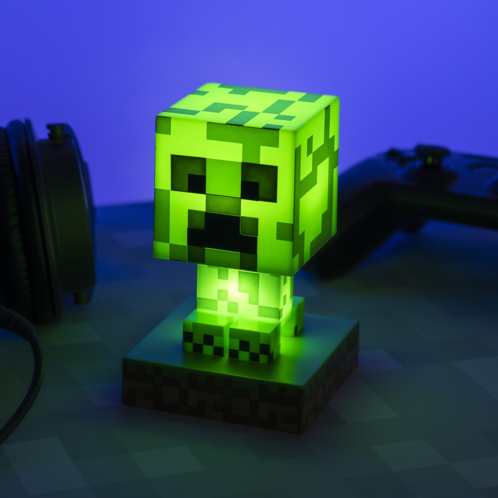 MINECRAFT Lampe Icon Creeper - sous licence officielle - Fonctionne avec piles