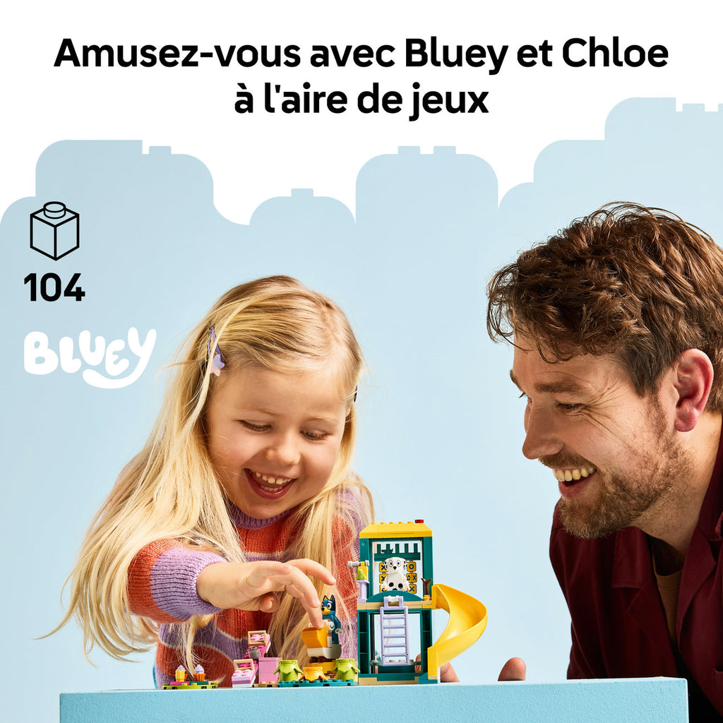 LEGO Bluey 11201 Bluey et Chloe à l’aire de jeux
