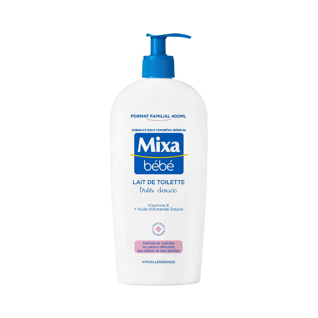 MIXA Bébé Lait de Toilette Très Doux 400ml