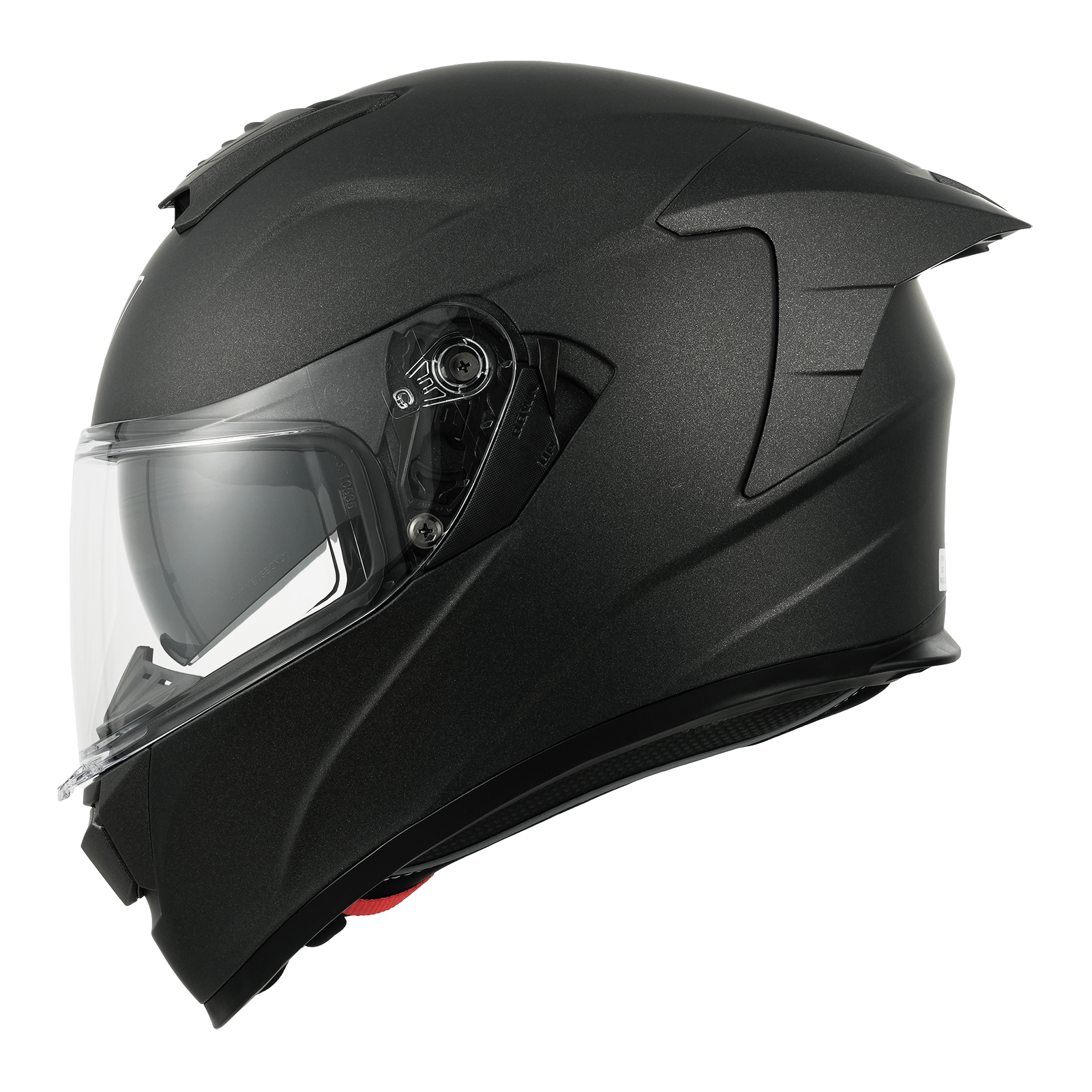 MY Casque intégral de moto, casque intégral, casque de cyclomoteur avec écran solaire pour hommes et femmes, homologation ECE 22.06, modèle MY-936, titane mat XXL