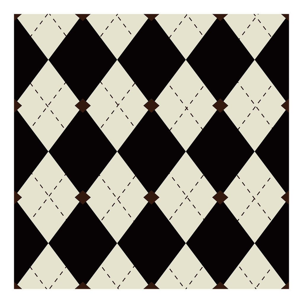 Papier Peint Autocollant à Motif Quadrillé Murgall Union 44x508cm 1 Rouleau
