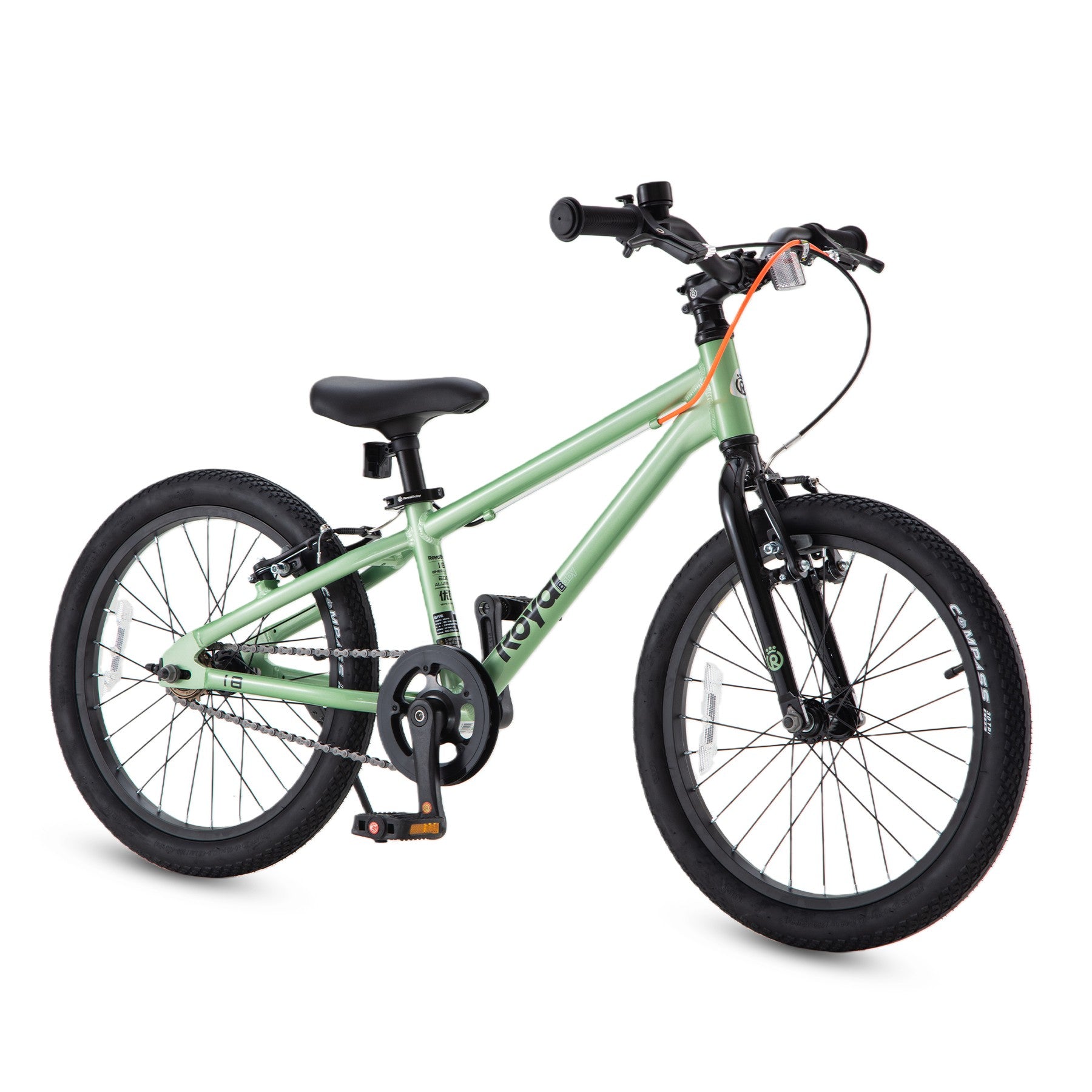 RoyalBaby+ Vélo pour enfants+ Aluminium Freestyle PRO+ 18 pouces Vert, Poids net 6,9 kg