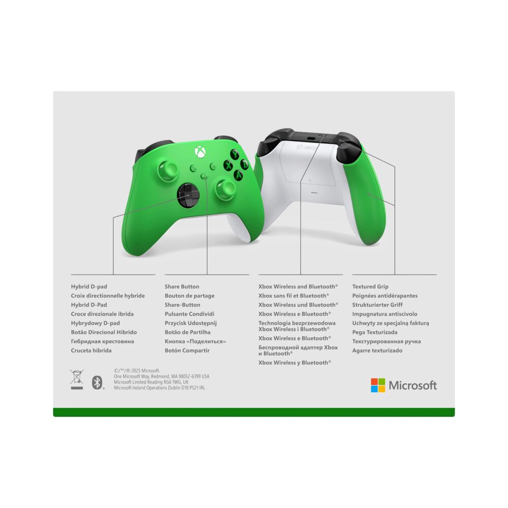 Xbox Manette sans fil Xbox pour Xbox Series/PC - Velocity Green