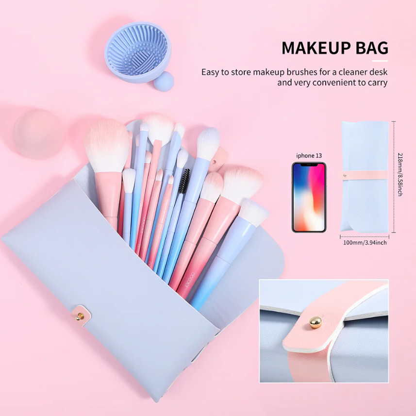 docolor Coffret de 16 pinceaux de maquillage et accessoires - Dreamy 3.0