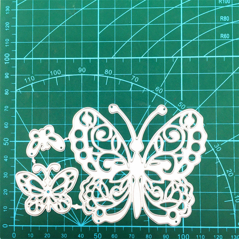 Creative pour papillon dies de découpe en métal gabarit scrapbooking outil de gaufrage cartes en papier album décoration, un grand papillon