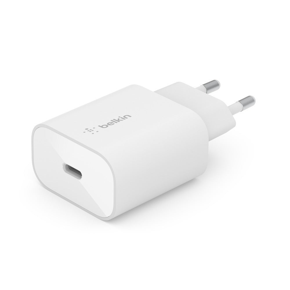Belkin BOOST CHARGE Chargeur mural USB-C PD PPS 25 W simple port - blanc