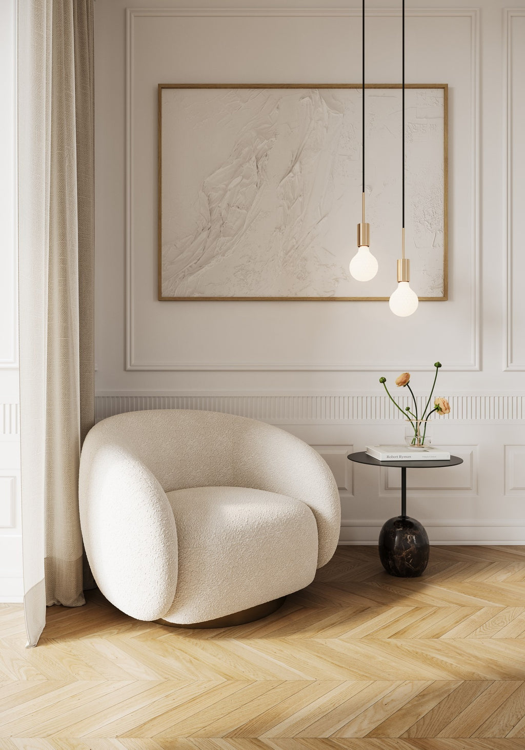 Ampoule DECO - E27 Globe 125mm surface à motifs, verre Opale - blanc chaud 3000K 500 l. - Nordlux