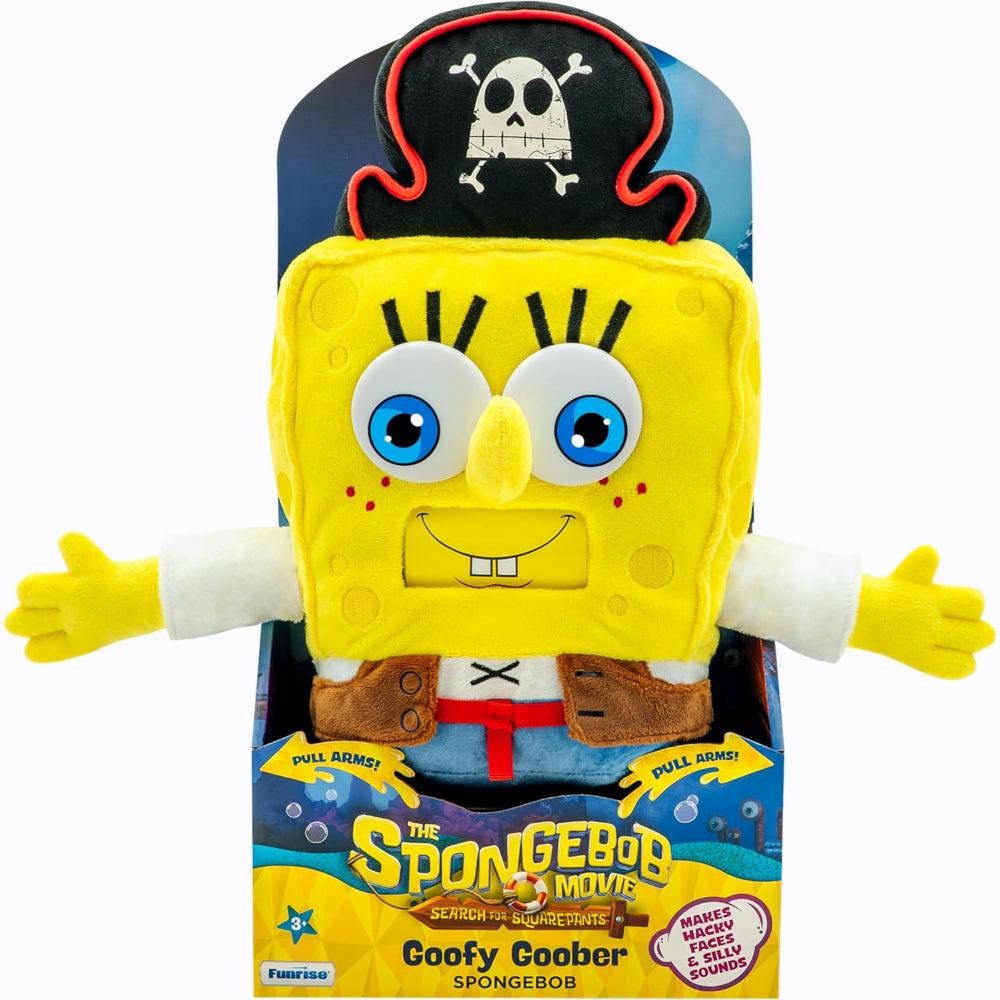 SPONGEBOB Goofy Goober Pirate Peluche Sonore Interactive