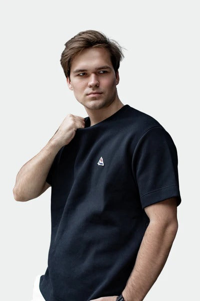 Galtsand T-shirt piqué Bleu marine foncé M