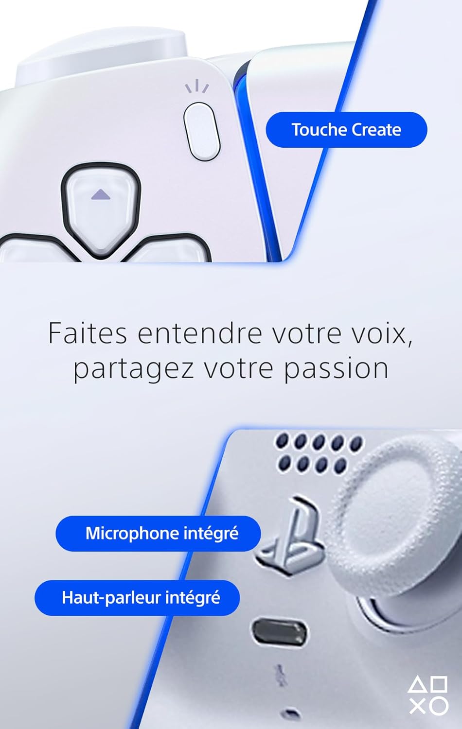 PlayStation 5 Manette sans fil DualSense - Argent Sterling