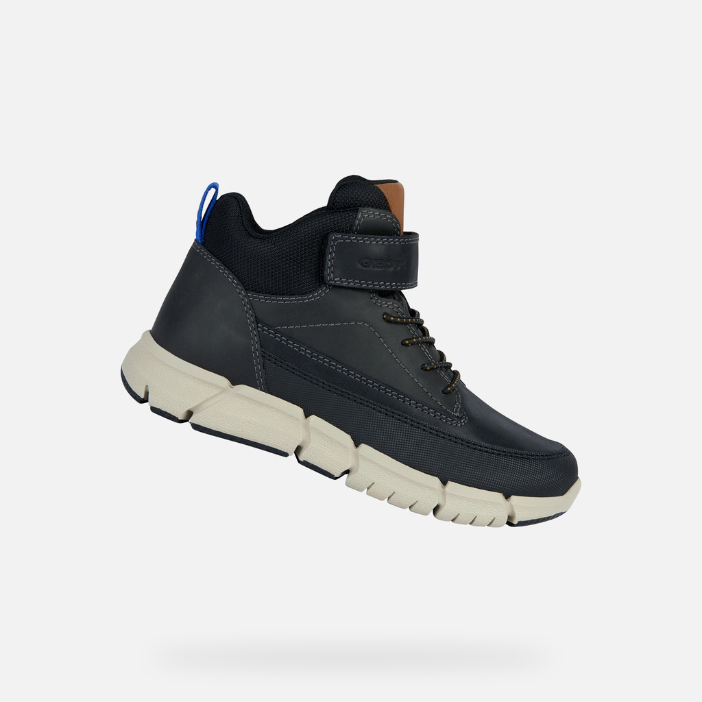 GEOX Flexyper Baskets montantes garçon bleu marine