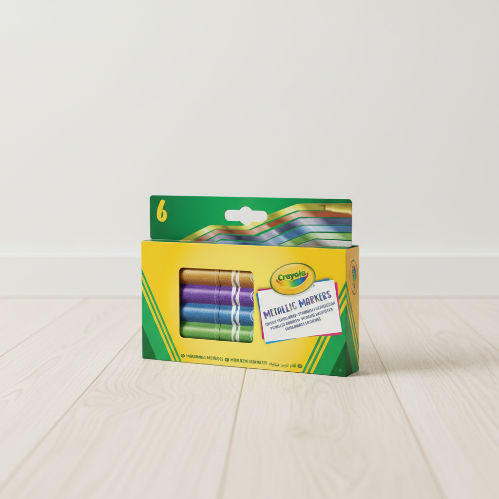 Crayola 6-Marqueurs métallisés