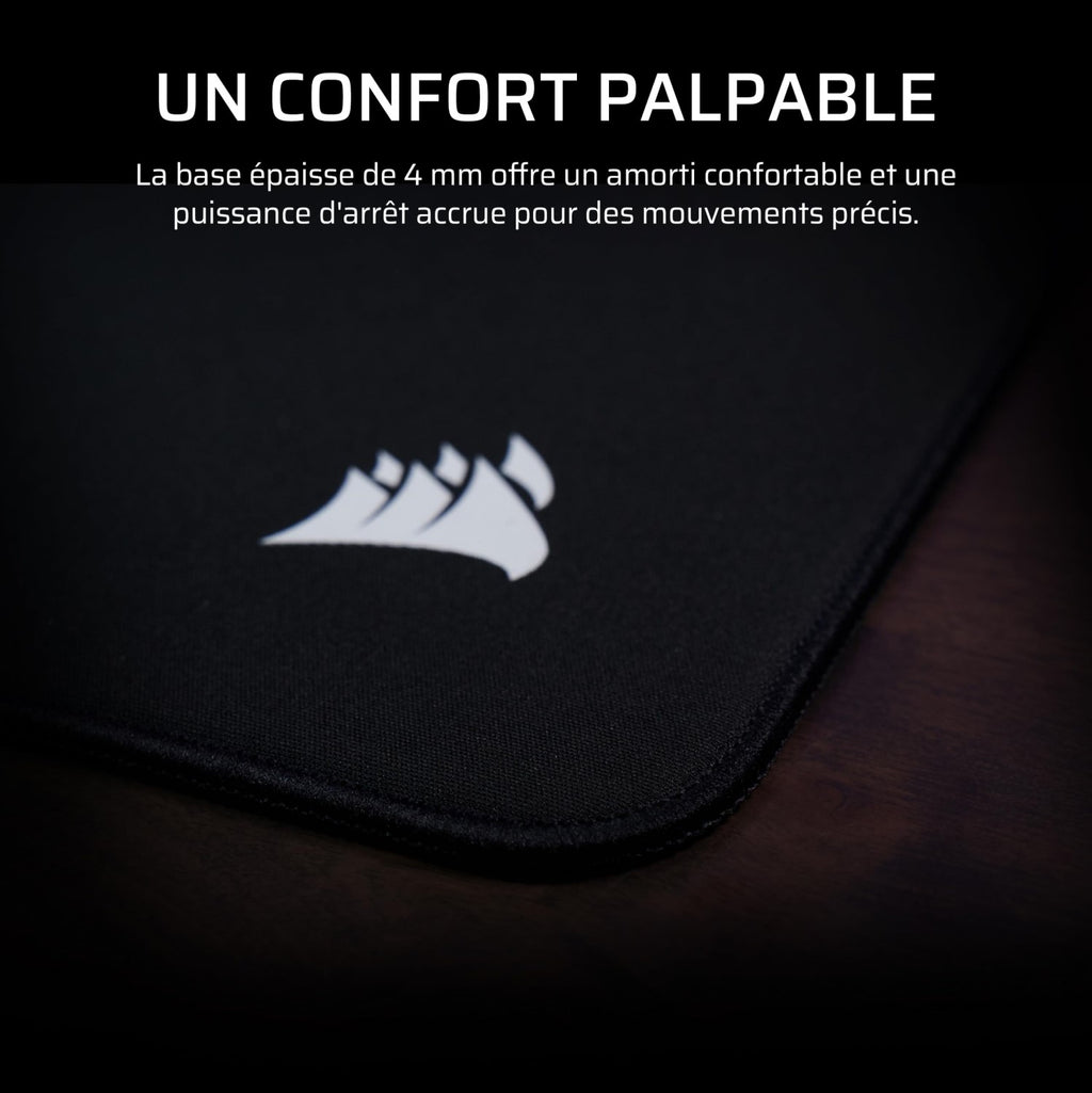 Corsair MM PRO Tapis de Souris Gaming 36x30 cm Surface Contrôle - gris