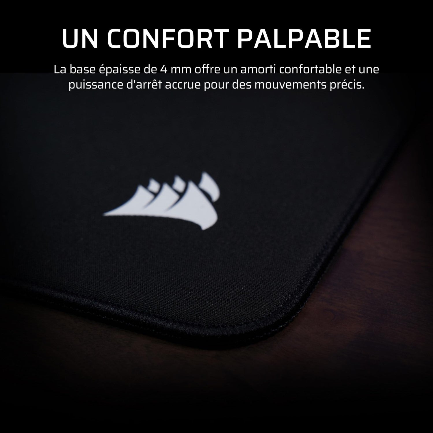 Corsair MM PRO Tapis de Souris Gaming 36x30 cm Surface Contrôle - gris