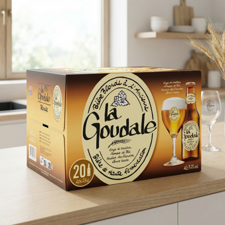 La Goudale Bière blonde à l'ancienne 7,2 % - 20 x 25 cl