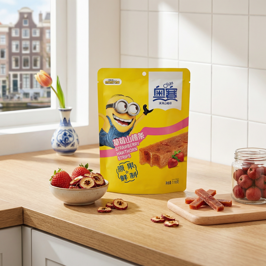 O'Say Bâtonnets fruités saveur fraise et aubépine - 118 g