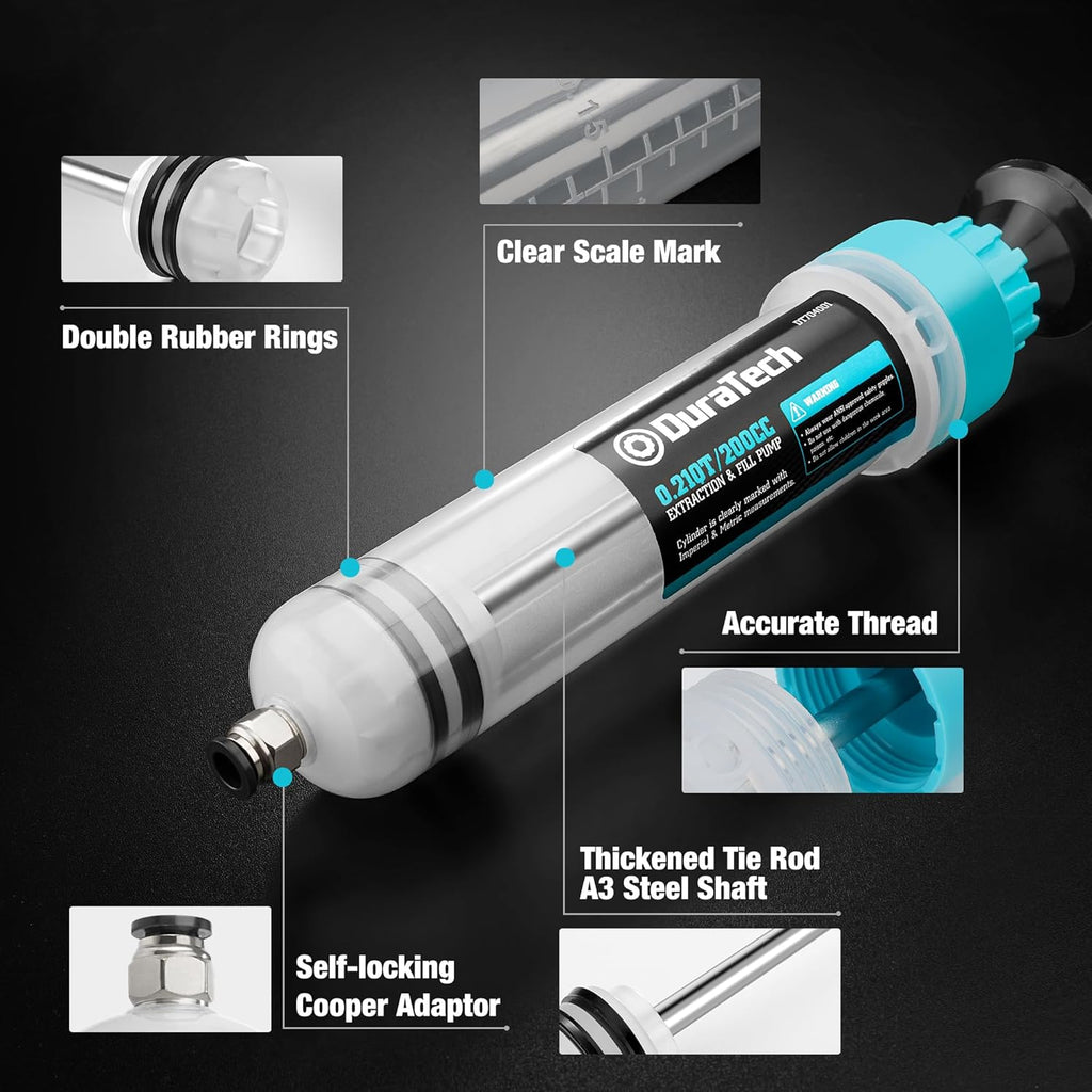 DURATECH 200 CC Seringue d'absorption d'huile