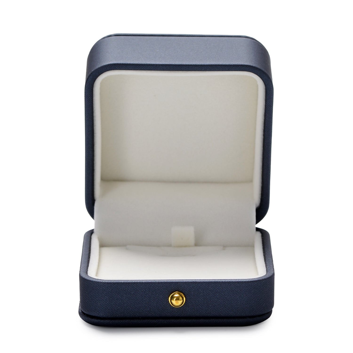 Oirlv boîte de rangement pour bague et pendentif en cuir haut de gamme bleu acier, présentation de bijoux
