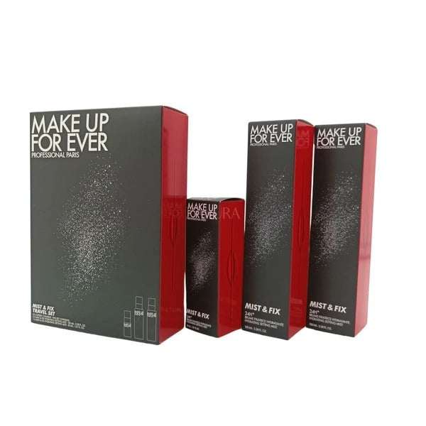 MAKE UP FOR EVER Mist & Fix Spray Fixateur Coffret de Voyage - 100 ml x 2 + 30 ml