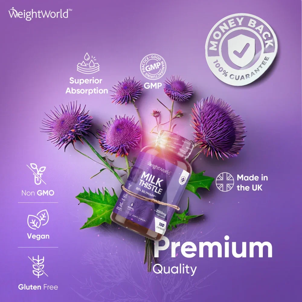 WeightWorld Chardon-Marie 2000 mg 180 gélules