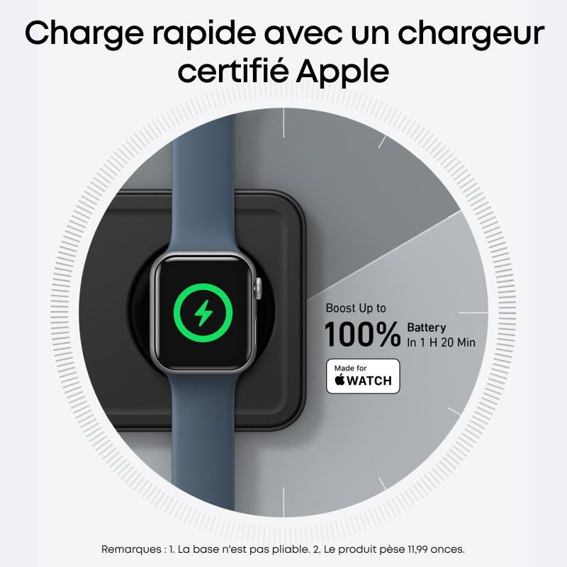 Anker MagGo universel noir, chargeur sans fil USB rapide pour intérieur