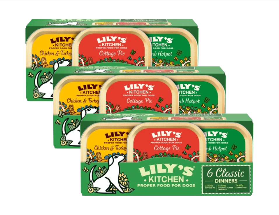 Lily's Kitchen Nourriture Humide Classique pour Chien Adulte 18 x 150 g