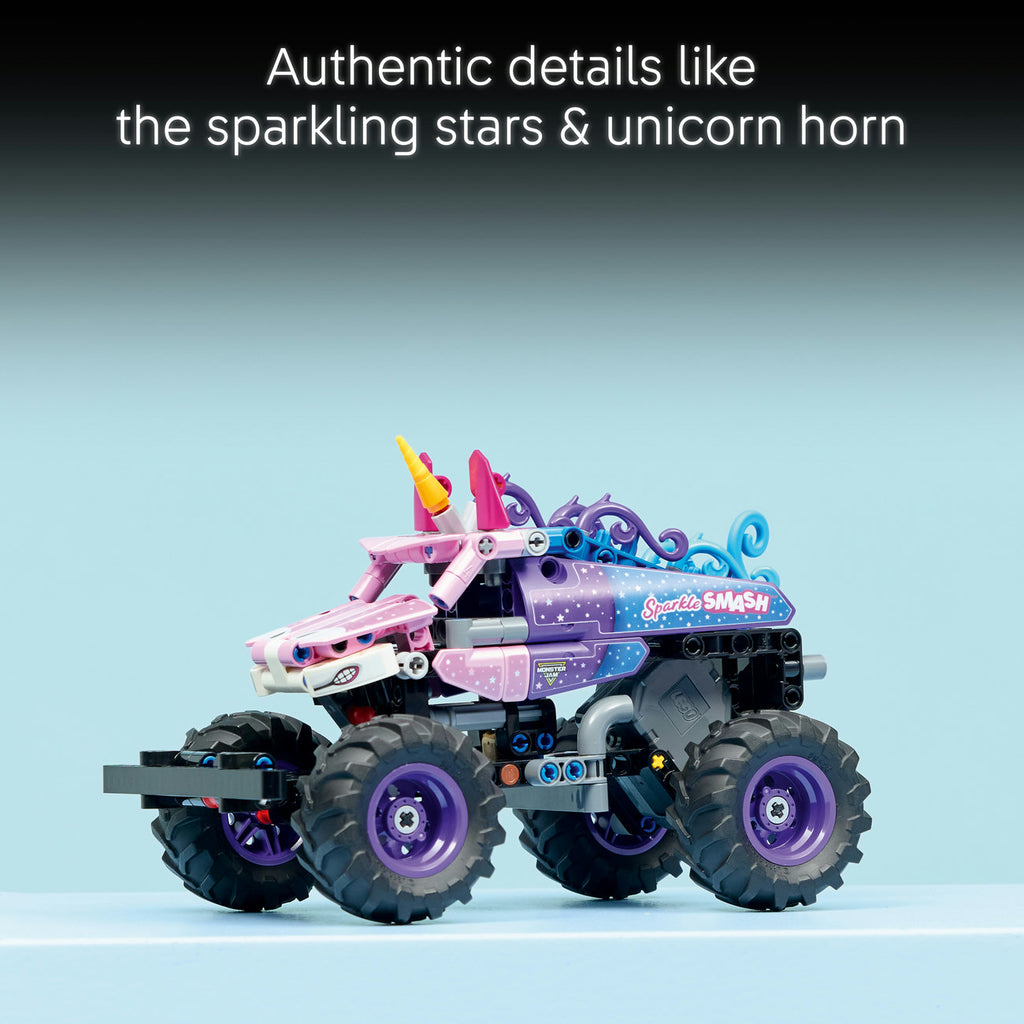 LEGO Technic 42220 Monster Jam™ Sparkle Smash™ à rétrofriction