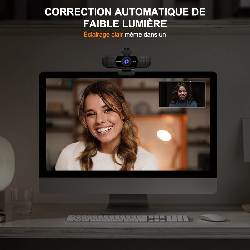 EMEET Webcam pour PC USB HD 1080p avec Plug & Play