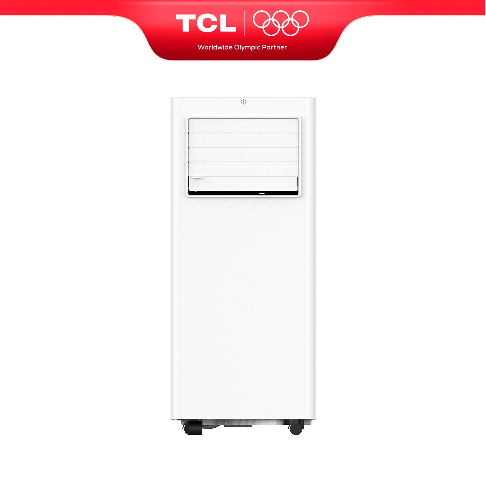 Climatiseur mobile TCL 9000 BTU, Mode 3 en 1 refroidissement / ventilateur / déshumidificateur, Refroidissement uniquement, Télécommande, Kit pour fenêtre coulissante inclus, Classe énergétique A.