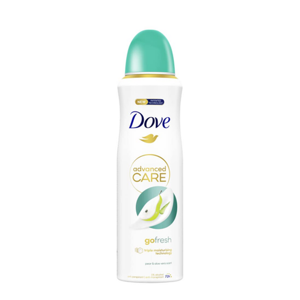 Dove Advanced Care Go Fresh Poire & Aloe Vera Spray déodorant anti-transpirant - 150 ml
