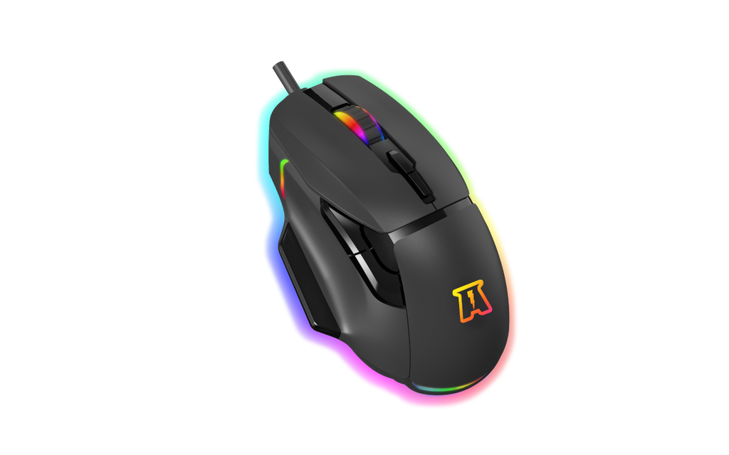 Akuma souris gaming otaku m05 12800 dpi rgb programmable noir