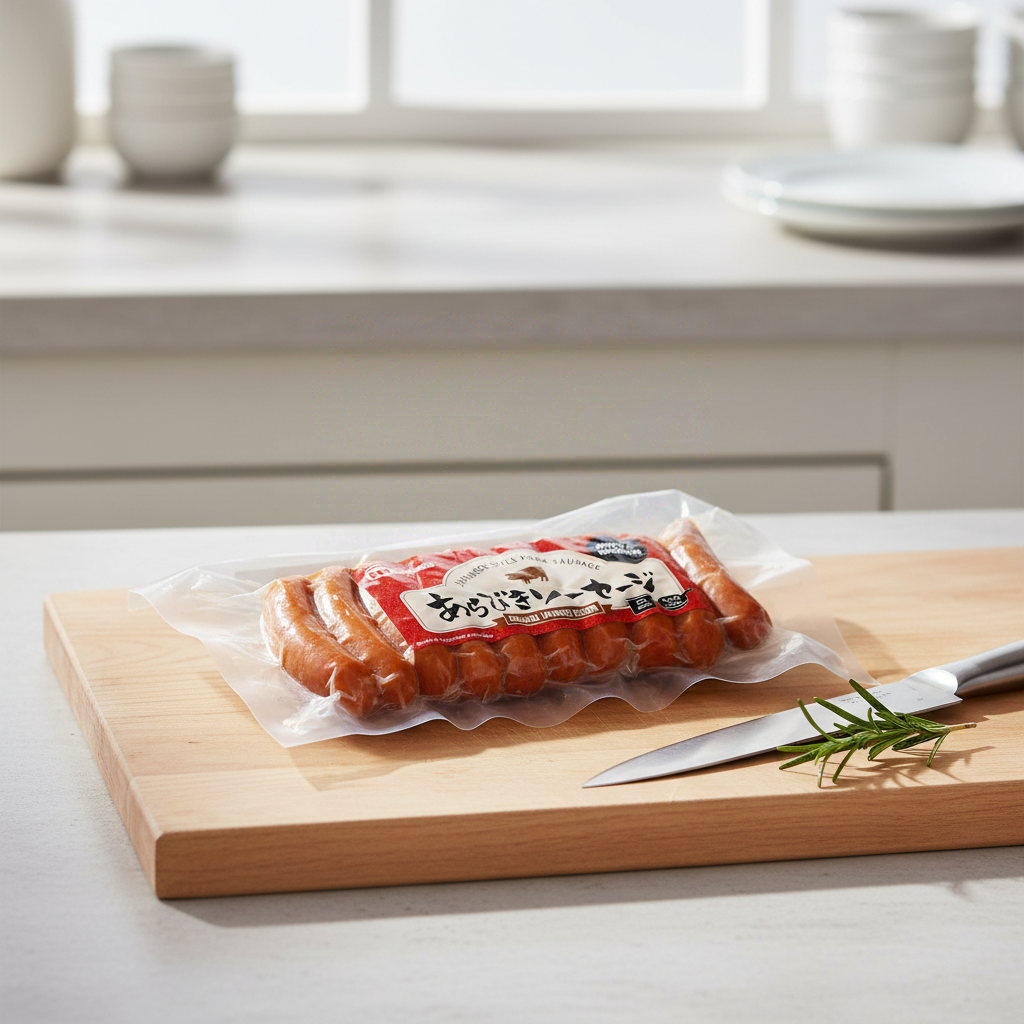 NH Foods Nipponham Saucisses de porc à la japonaise cuites et fumées - 200 g