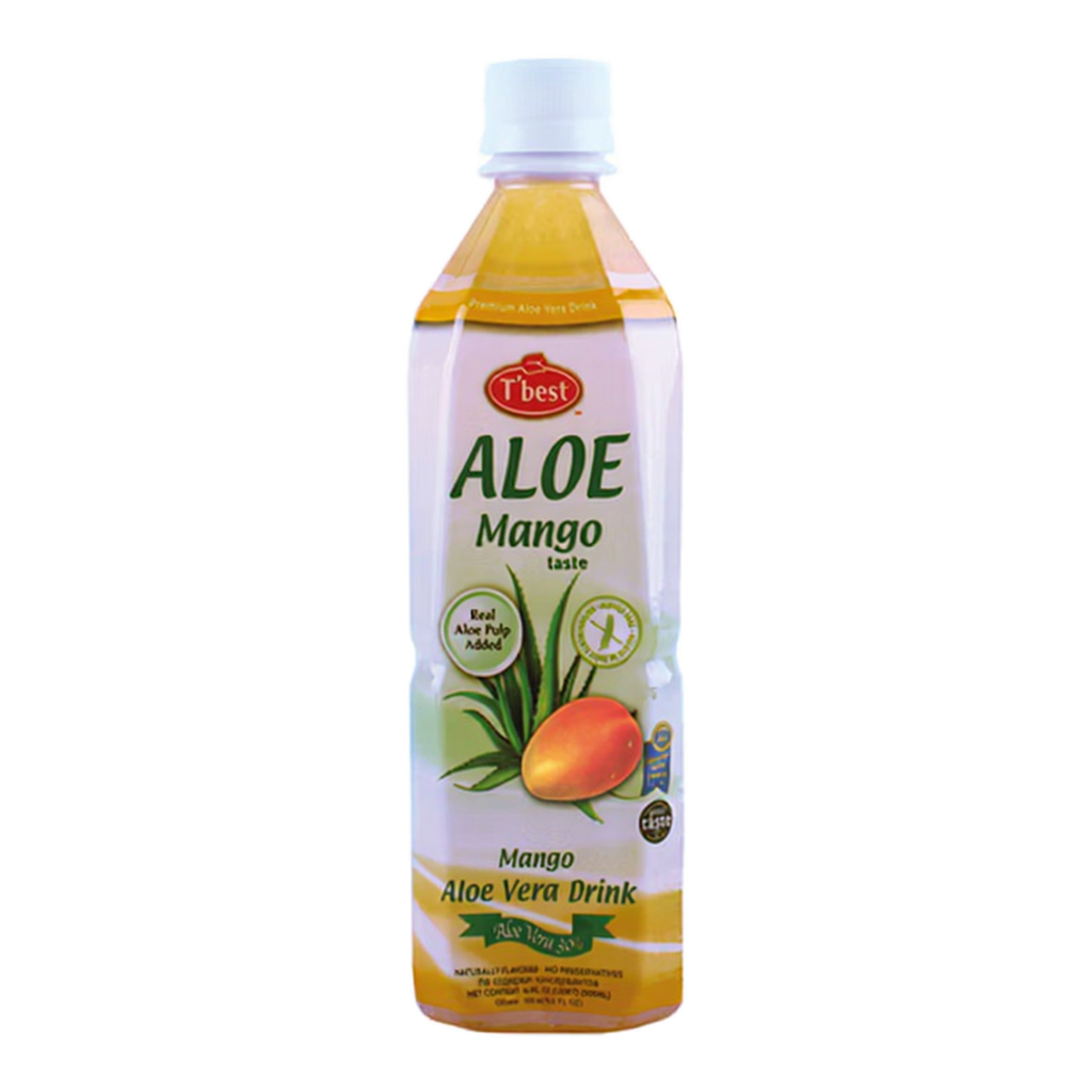 TBest Boisson à l'aloe vera saveur mangue - 500 ml