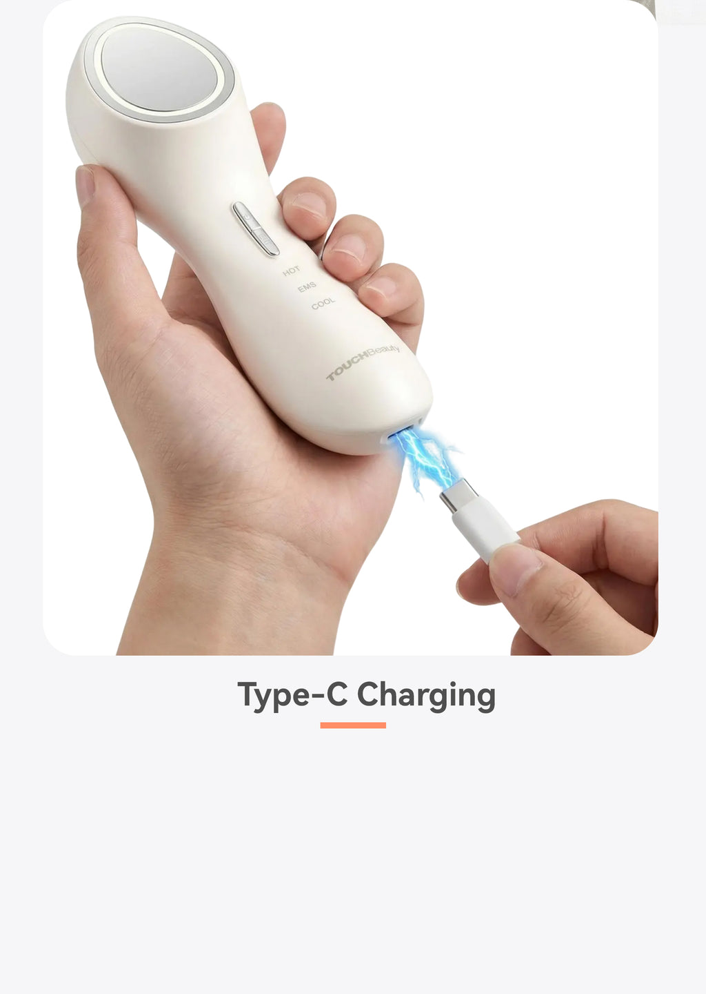 TOUCHBeauty TB-2389 Revitalisante pour la peau chauffant et rafraîchissant EMS
