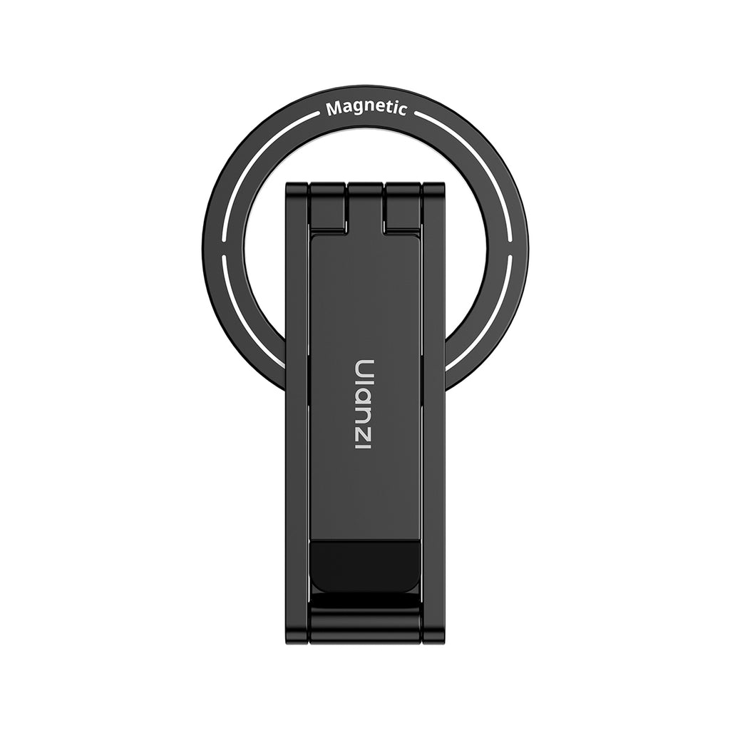 Ulanzi MA60 Trépied magnétique, Compatible avec iPhone 17/16/15/14/13/12 MagSafe et Samsung, Mini perche à selfie pliable 3-en-1 en aluminium, Force magnétique 14 N