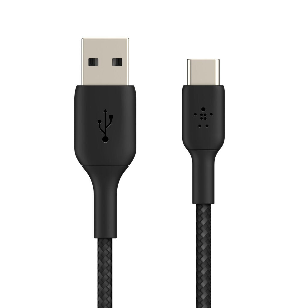 Belkin Câble tressé USB-A vers USB-C 3 m - Noir