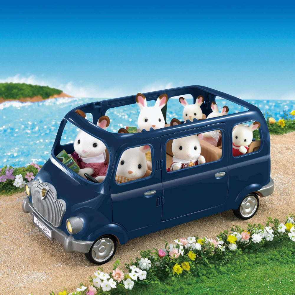 Sylvanian Families Le Monospace 7 places - Version EU avec poignée de porte à gauche