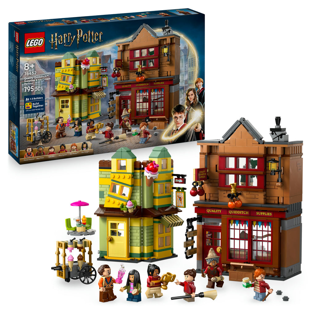 LEGO Harry Potter™ 76452 Magasin d'accessoires de Quidditch™ et marchand de glaces