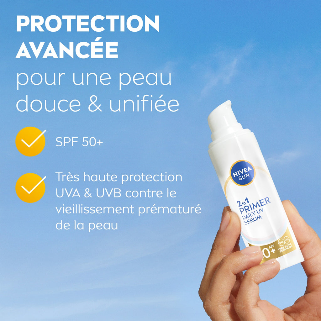 NIVEA Sérum base de maquillage solaire UV visage expert SPF 50 30 ml