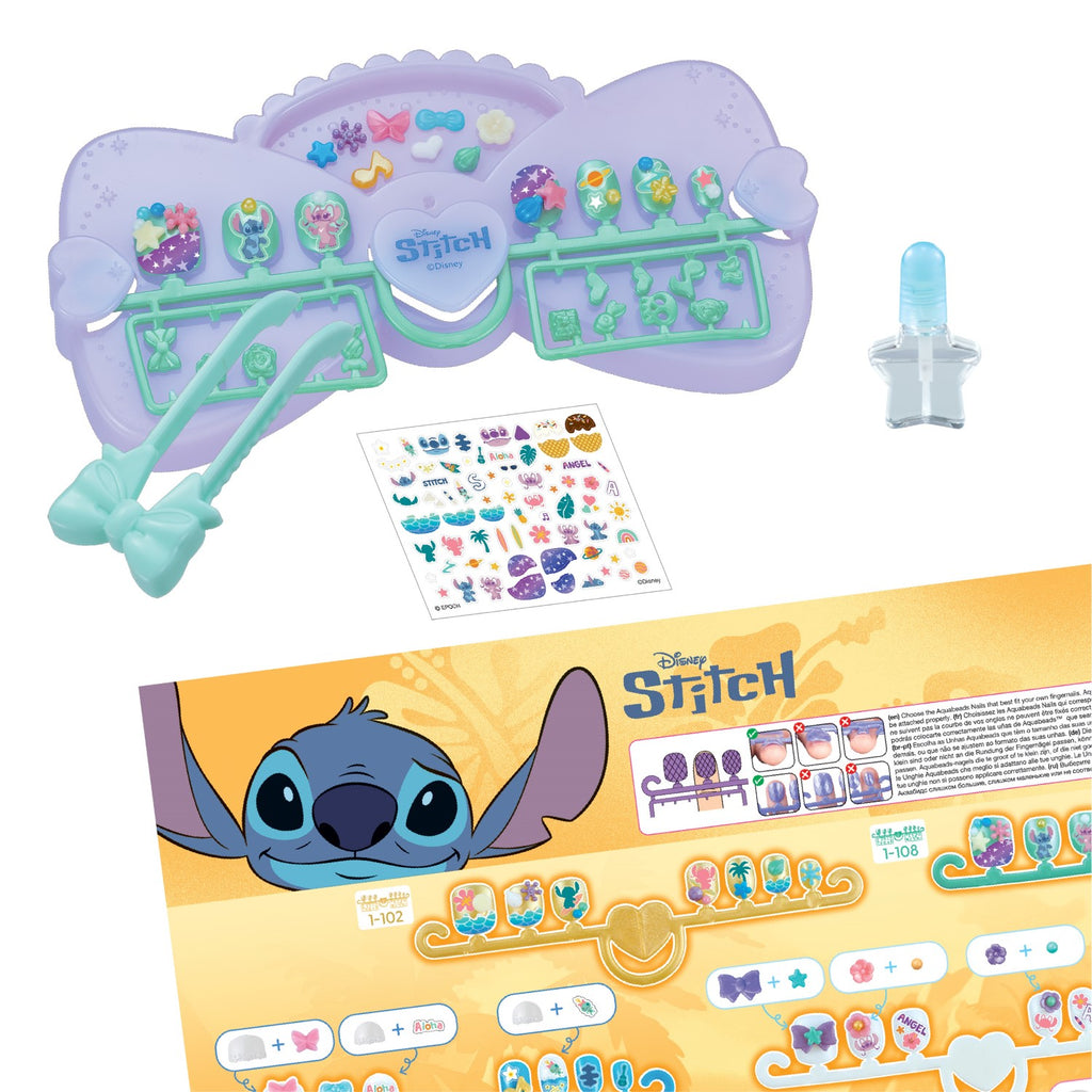 Aquabeads Nail Studio Mon kit de manucure Stitch