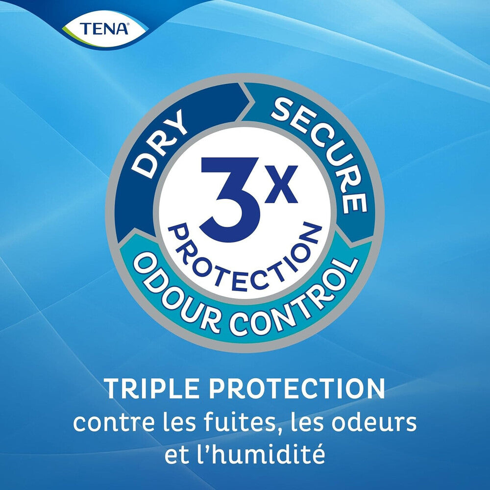 Tena Pants Protect+ Sous-vêtements d'incontinence unisexe Taille L – 32 pièces (4 paquets de 8)
