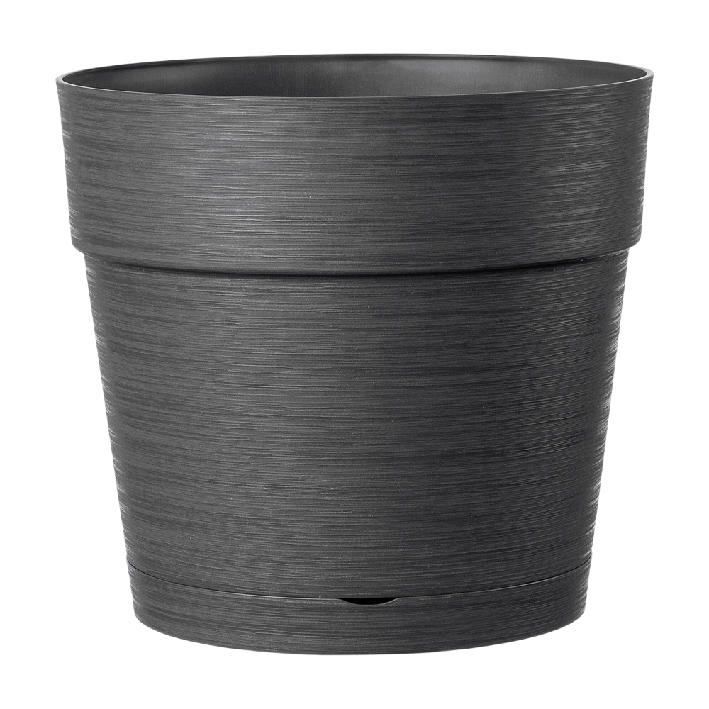 Deroma Vase Save R Anthracite Avec réserve d'eau 48 cm