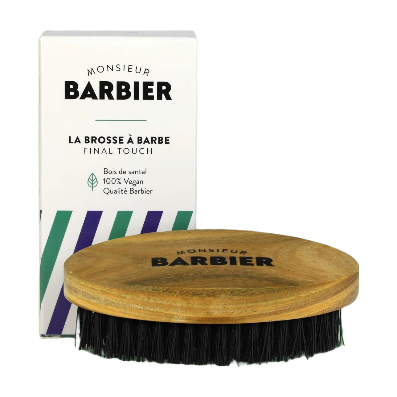 MONSIEUR BARBIER - Brosse Barbe Et Cheveux Final Touch - 1 Unité