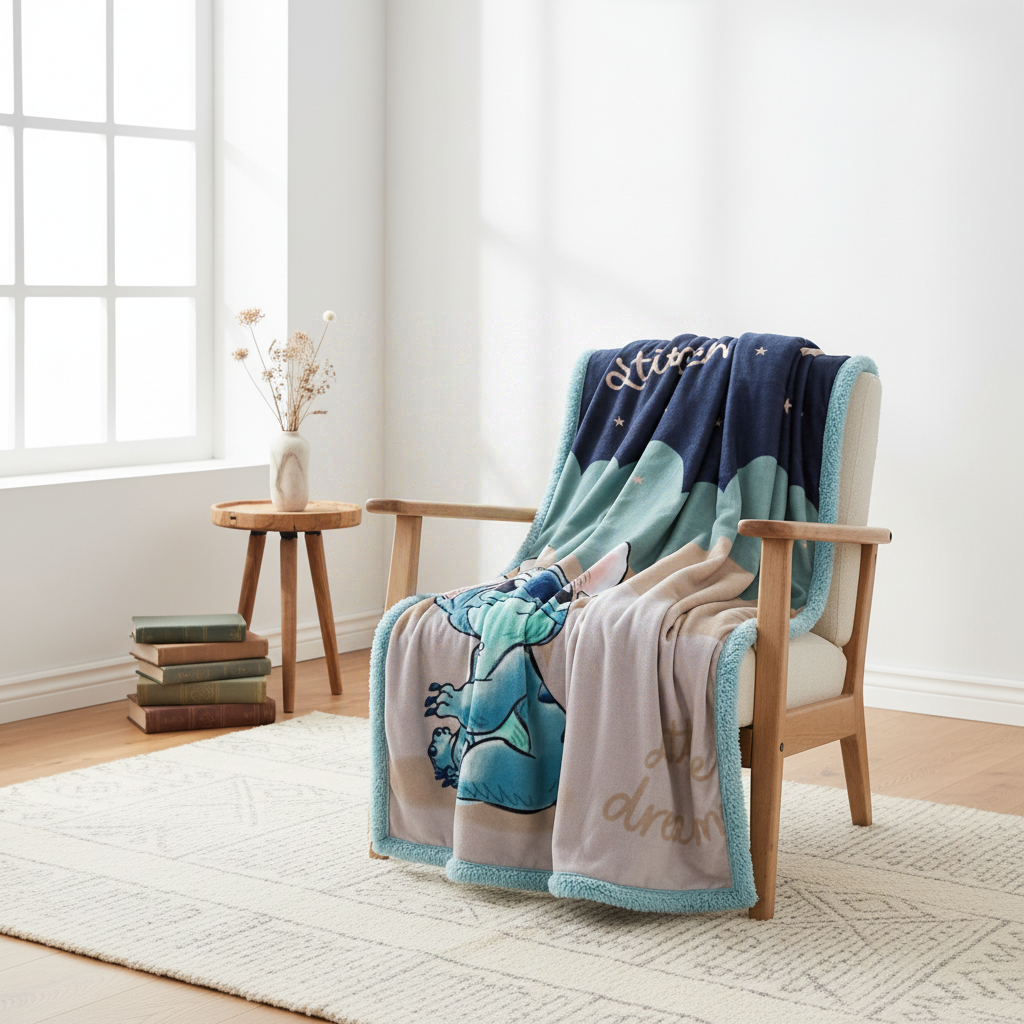 WT&T Plaid sherpa Stitch rêveur 100 x 150 cm
