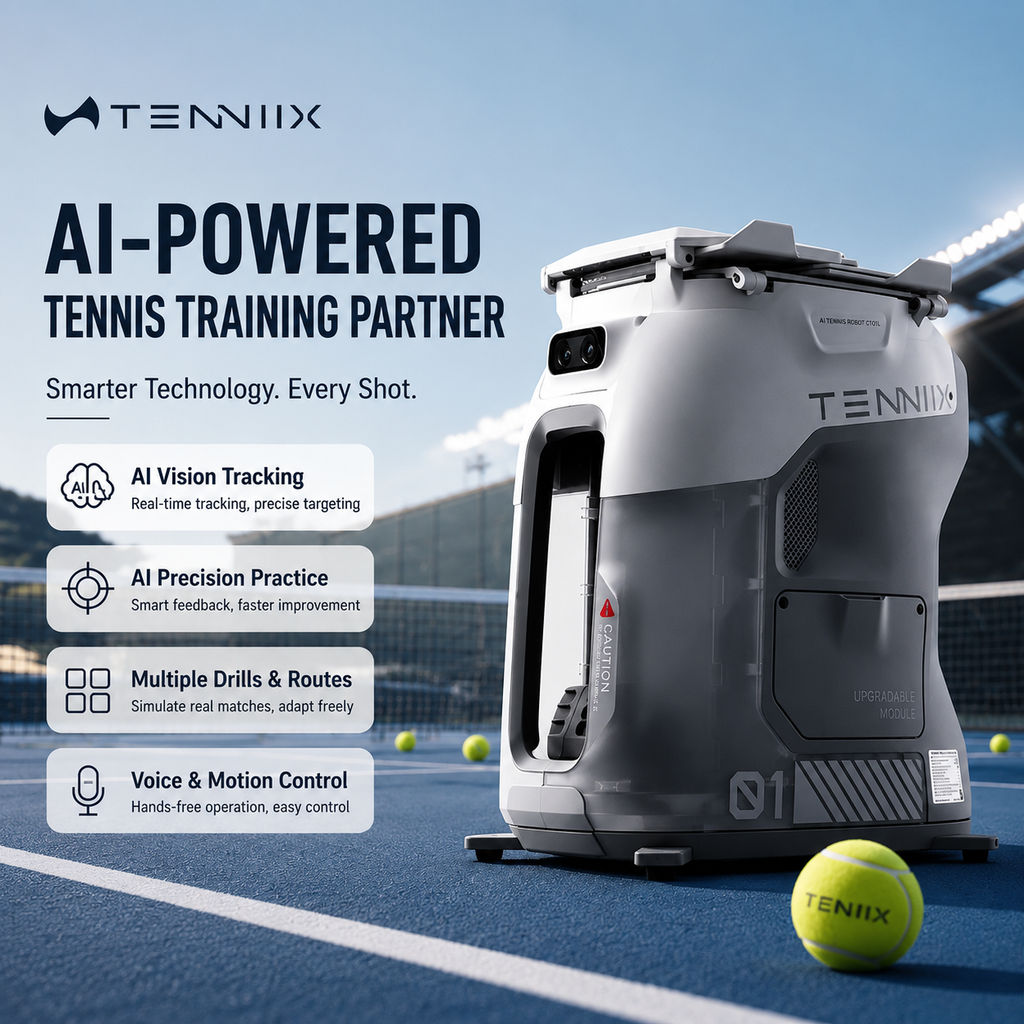 TENNIIX Pro Blanc Menthe