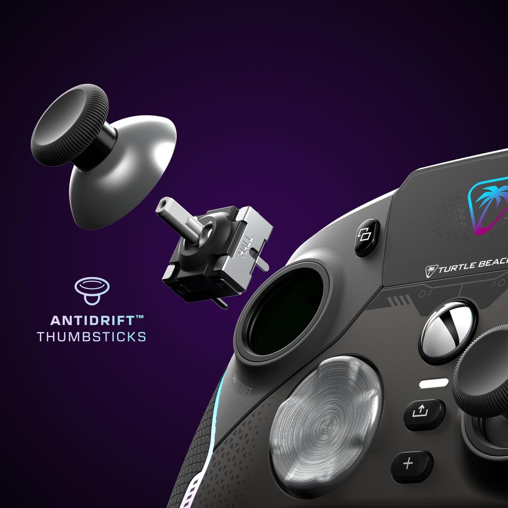 Turtle Beach Stealth Ultra Manette sans Fil - Joysticks à Effet Hall, 4 Boutons Programmables, Écran de Contrôle, Gâchettes Réglables - Xbox Series X|S, Xbox One, PC, Android & iOS - Noir